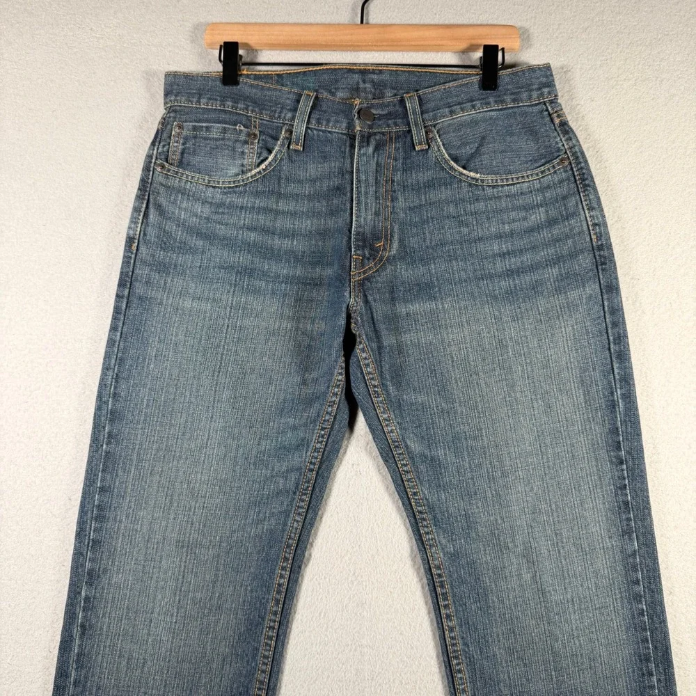 Levis 559 Relaxed Straight Jeans Mens 32x30 Blue Medium Wash Denim 100% Cotton